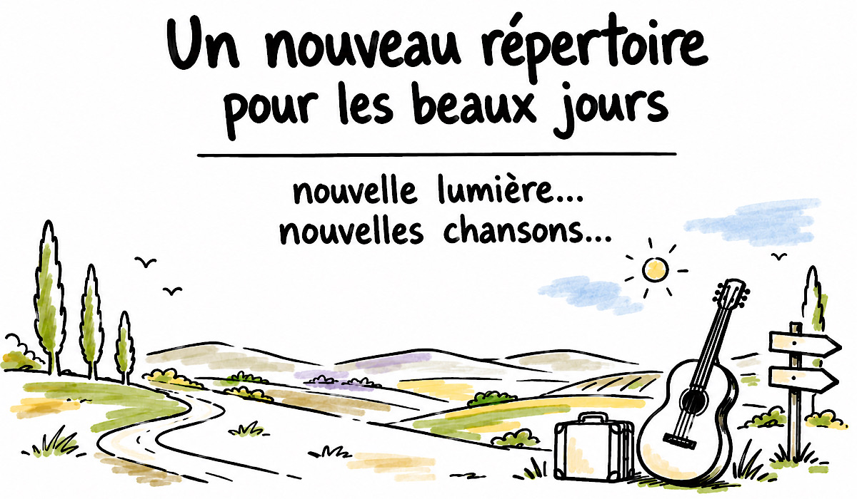 Un nouveau répertoire pour les beaux jours