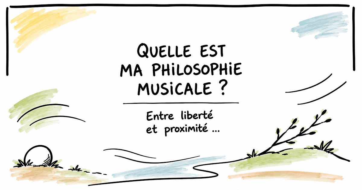 Quelle est ma philosophie musicale ?